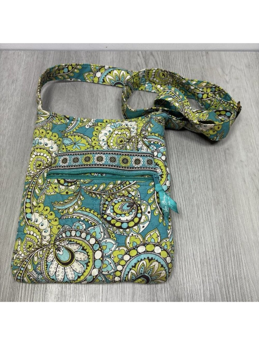 Vera Bradley Crossbody Shoulder Bag in Peacock Blue Purse
